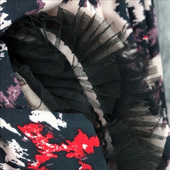 Anthro Peter Som Brushstrokes Blossom Dress 6 EUC - Picture 6 of 8